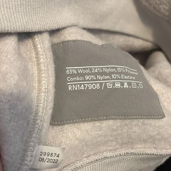 Outdoor Voices Gray Snap Button Sweatshirt Casual Loungewear Cozy Comfy Modern - Picture 10 of 10